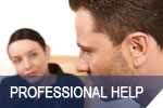 Professional Help Destination button. This area will provide information about why you might consider talking to a professional, what happens when you talk to a skilled helper, and when should you consider getting help.